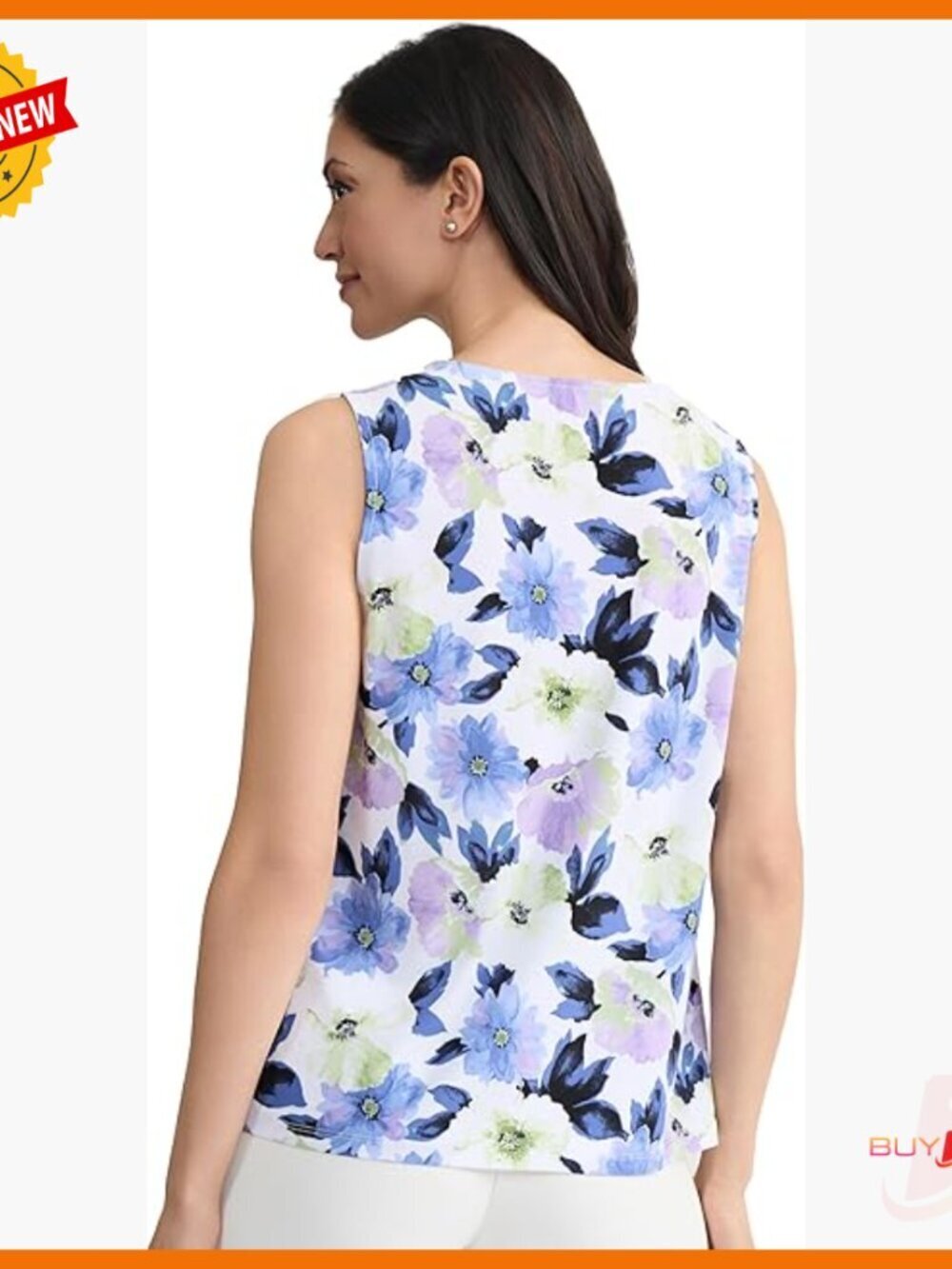 Plus Size Sleeveless Jersey Top, Wrinkle Resistant, Professional Wear